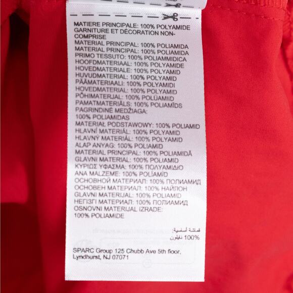 Reebok Men Retro Colorblocked Quarter-Zip Popover Red/Navy/White Size M - Picture 5 of 5